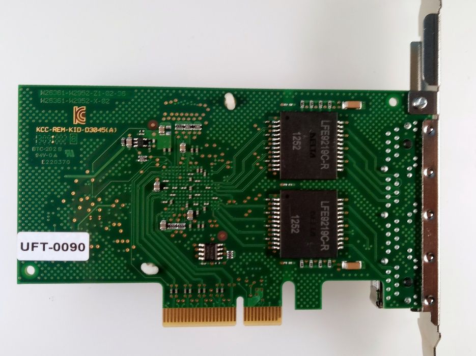 Intel i350-T4 1Gb QP Мрежов Адаптер 4 порта RJ45 00AG522 00JY854 0NWK2