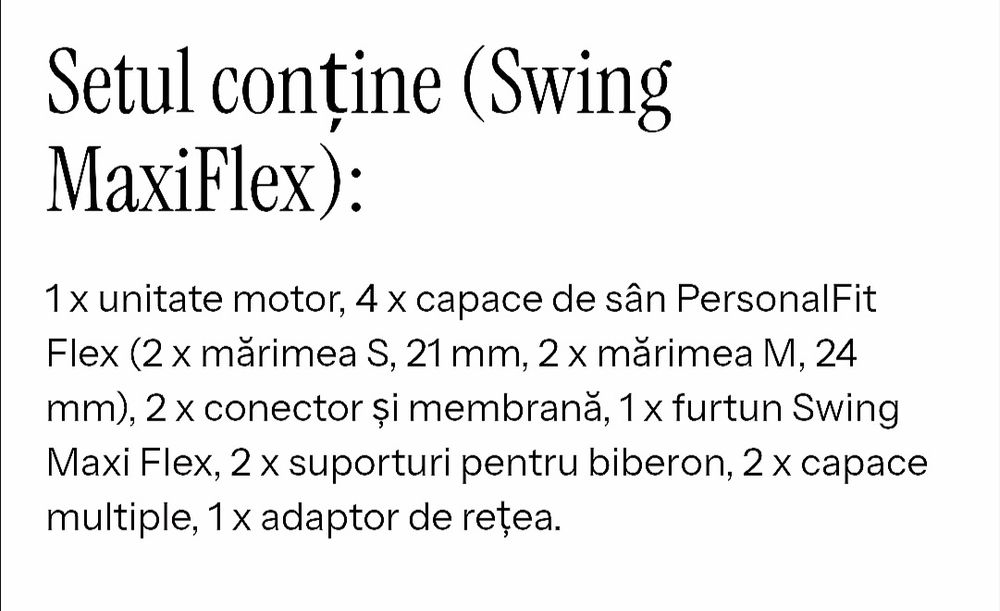 Pompa de san electrica Medela dubla Maxi Flex