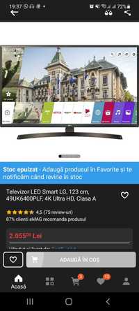 Vand Tv Lg Smart Led 4K Ultra HD smart