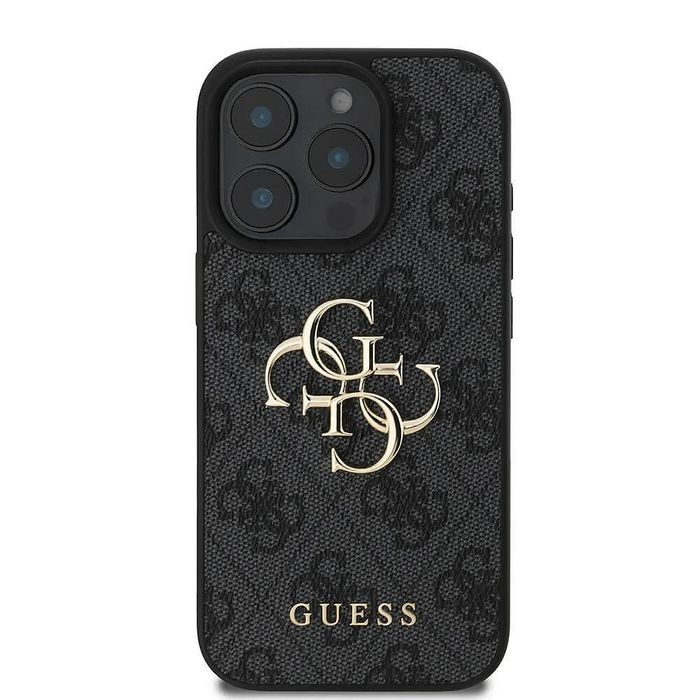 Guess hardcase 4g big logo – iphone 16 pro max – черен