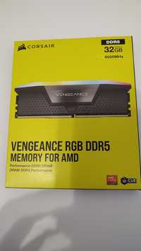 Memorie RAM  Corsair Vengeance DDR5 RGB 6000mhz CL30 NOI / Sigilati