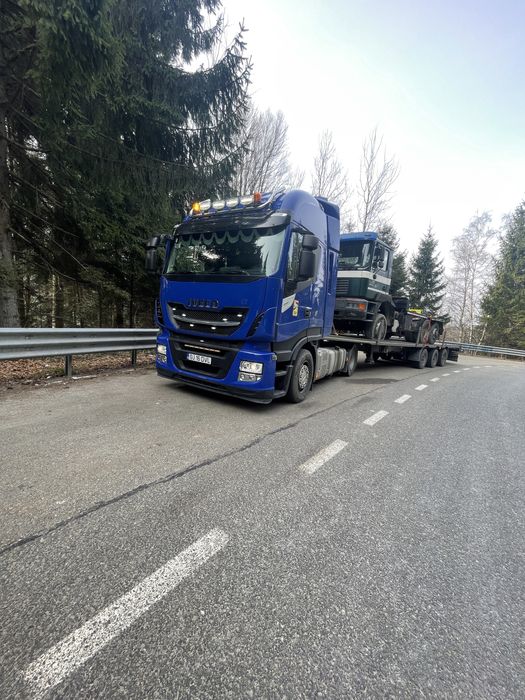 Transport Utilaje Inchiriez platforma trailer agabaritic