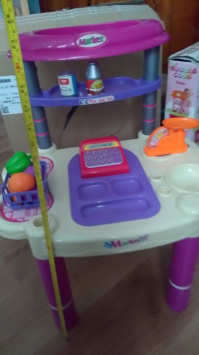 Magazin / Market place cu casa de marcat muzicala, 21 piese, H=60 cm -