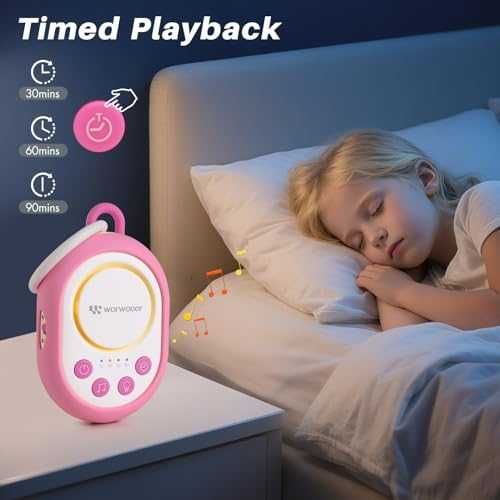 Нова Бебешка машина за сън с 20 звука и регулируема нощна светлина