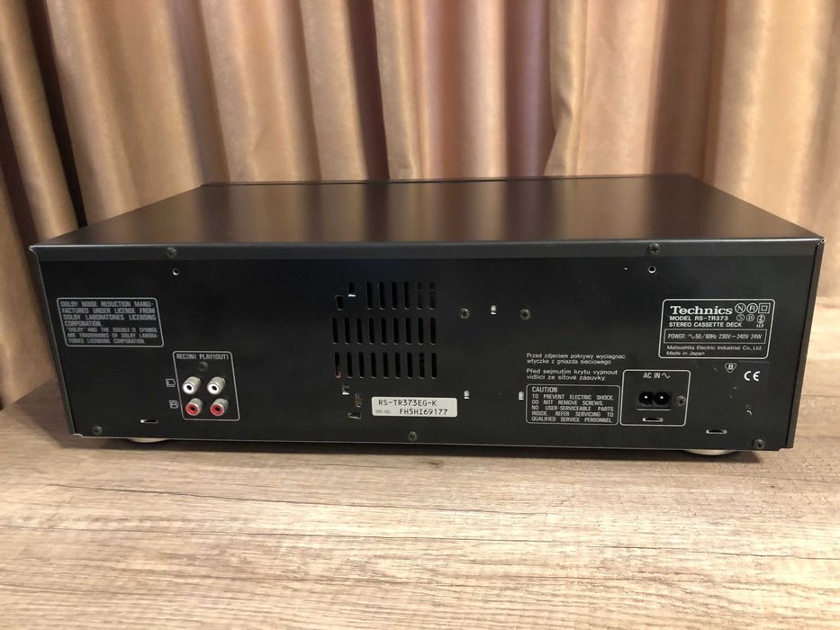 Technics RS-TR373 cassette deck auto reverse, dolby b-c