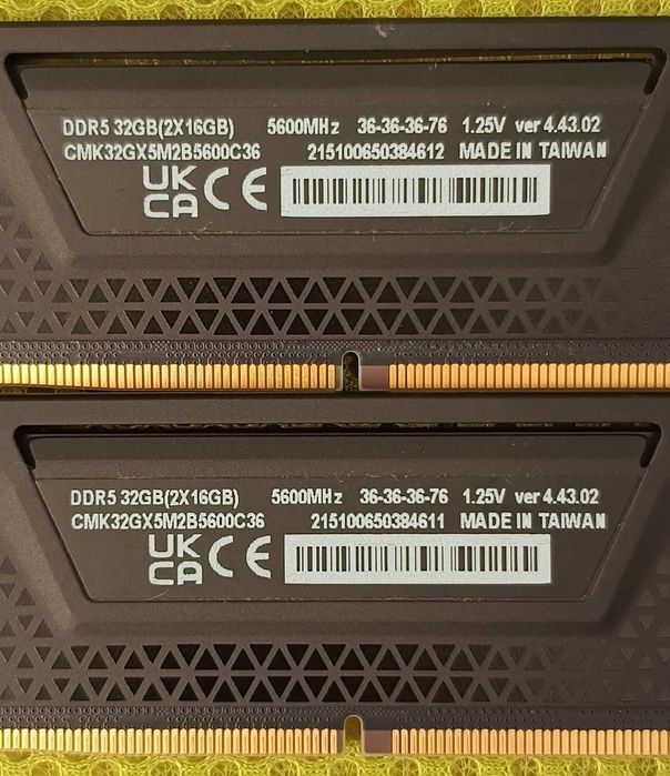 Kit memorii dual channel Corsair Vengeance 32GB DDR5 5600 CL36