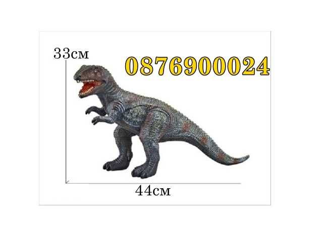 ПРОМО! Интерактивен голям Динозавър със звуков ефект Силиконов