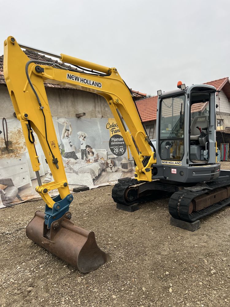 Miniexcavator New Holland E50,2SR an 2007