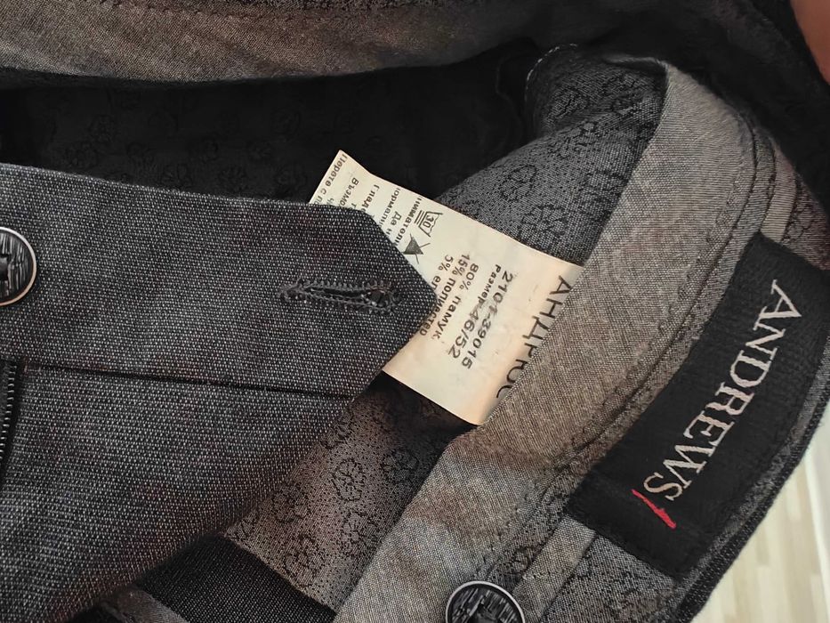Мъжки панталон, Andrews, тъмно син, Regular fit, размер 46/52