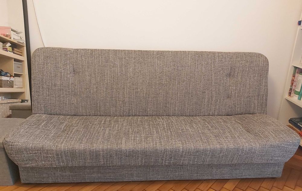 Vand canapea extensibila gri