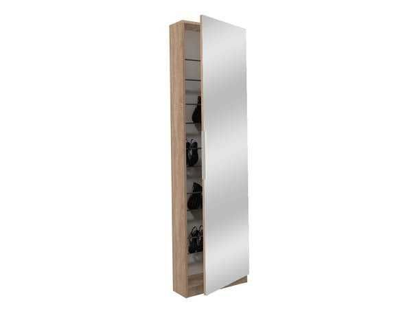Шкаф за обувки с огледало