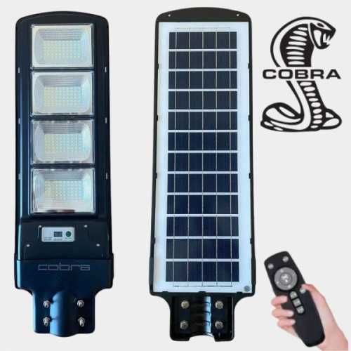 COBRA LED соларна лампа,  сензор за движение и фотоклетка
