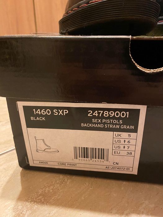 Bocanci DR. MARTENS X SEX PISTOLS marimea 38