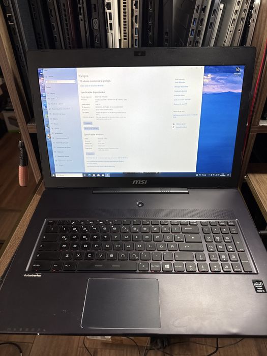 Laptop Gaming MSI GS79 i5 8g 128g ssd 1tb hdd Gtx765 2g 17 Fhd