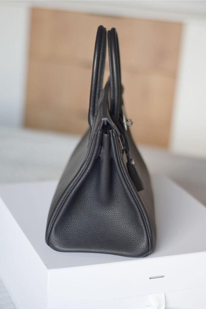 Чанта Hermes Birkin 30 cm естествена того кожа