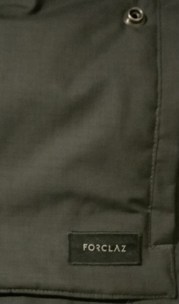 Мъжко яке с пух - Много топлa Парка SH900, до минус 25°C топли, сиво