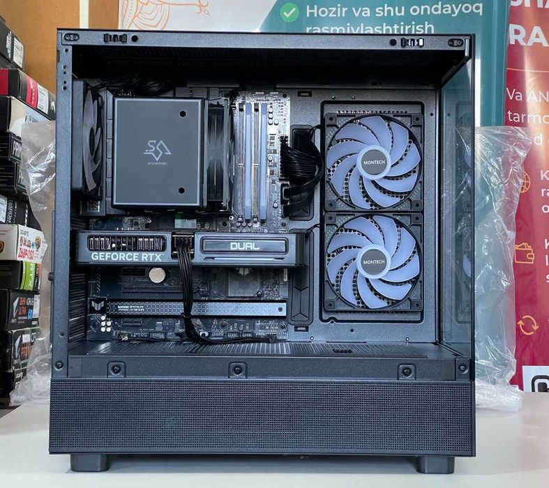 от 1 млн 255 тыс сум рассрочка / Игровая сборка Ryzen 5 7500F+RTX 5060