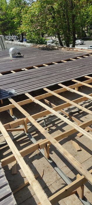 Ремонт криыша . Tom remont