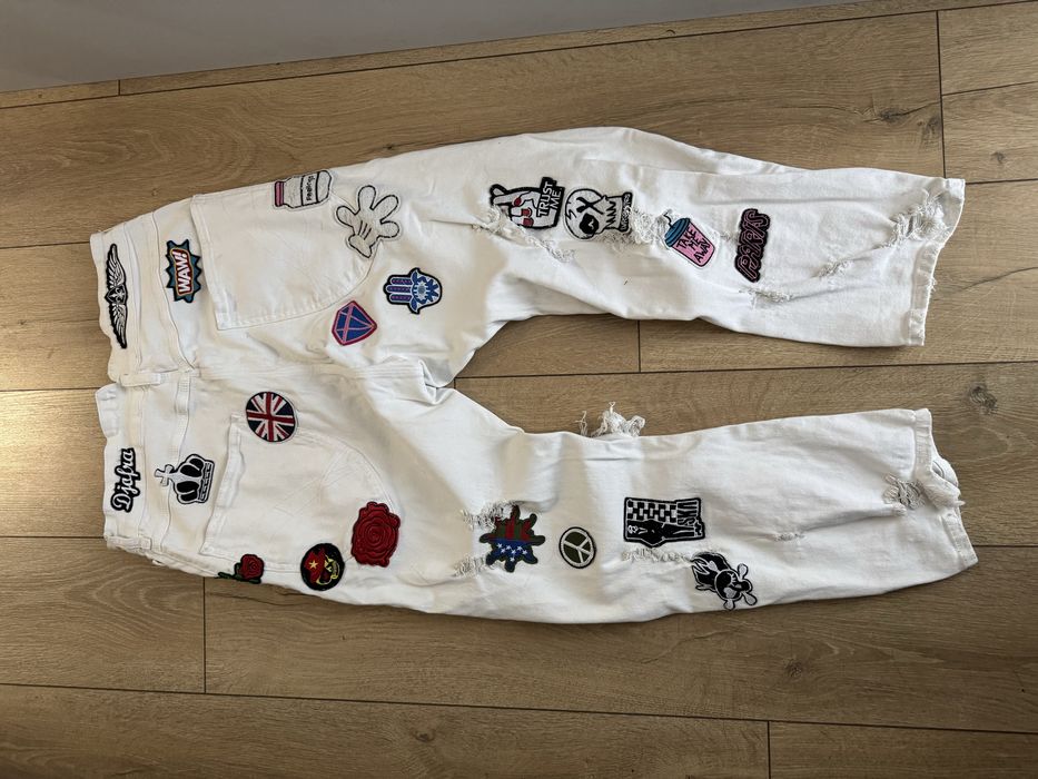 Бели дънки Djofra