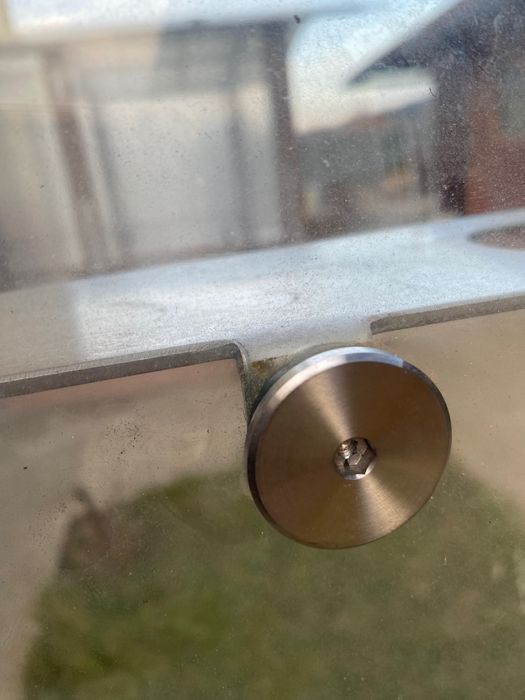 Copertina usa intrare exterioara sticla si inox