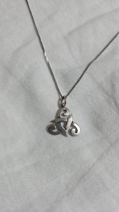 Vand lant dama din Argint model Celtic