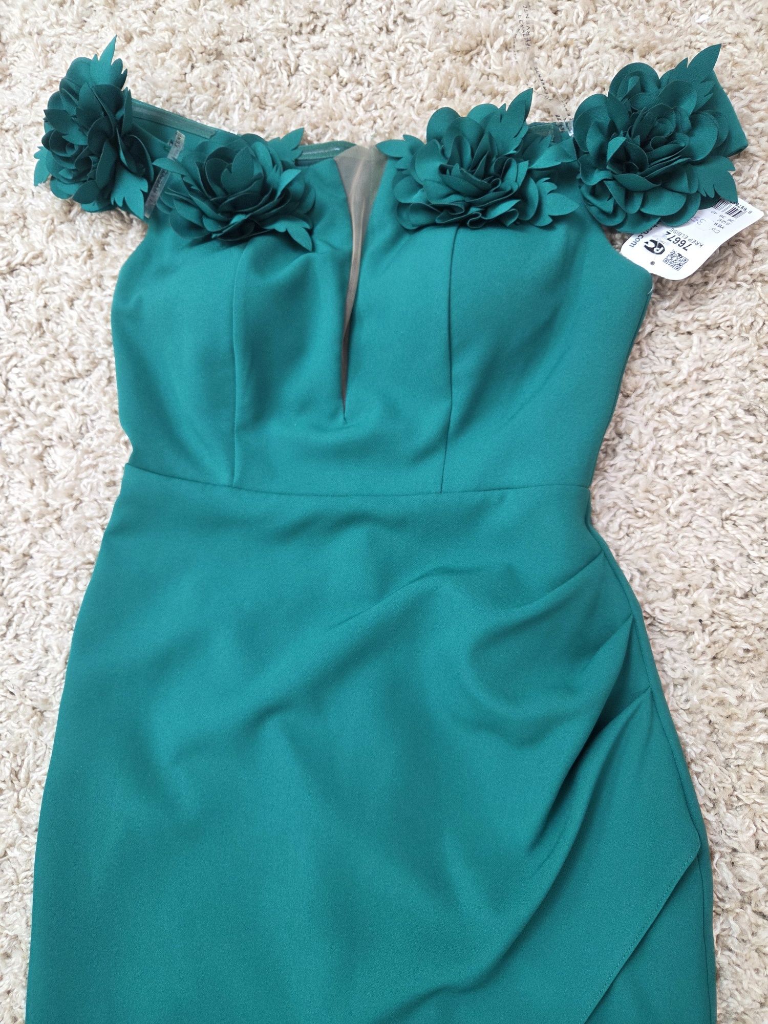 Rochie eleganta verde