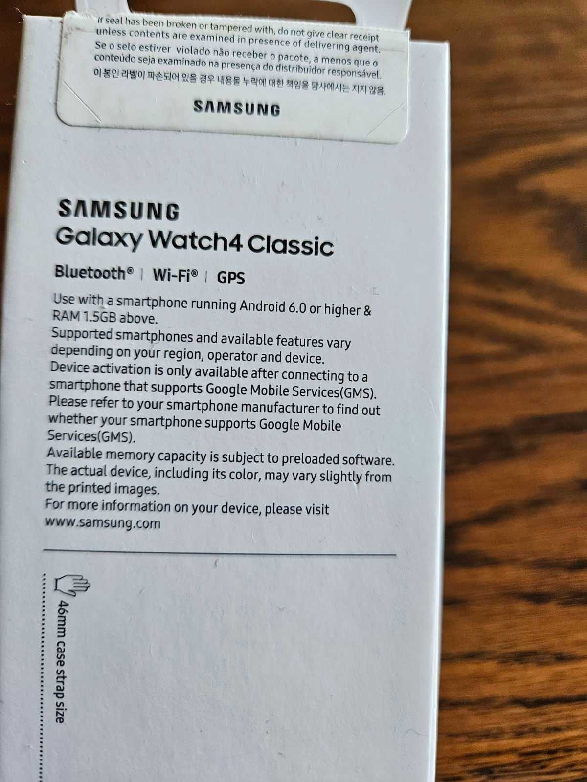 Samsung Galaxy Watch 4 classic в перфектно състояние