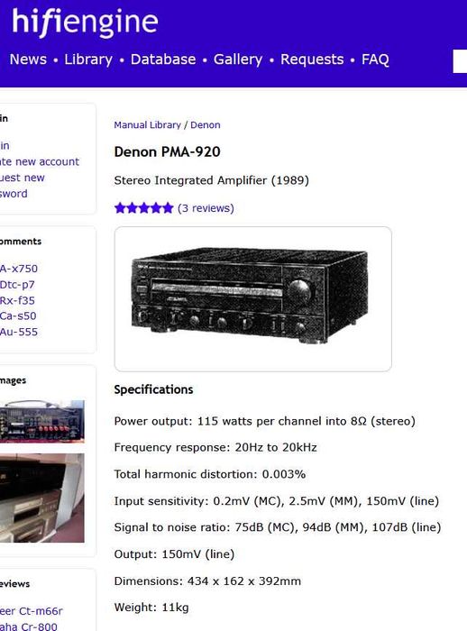 amplificator DENON PMA-920