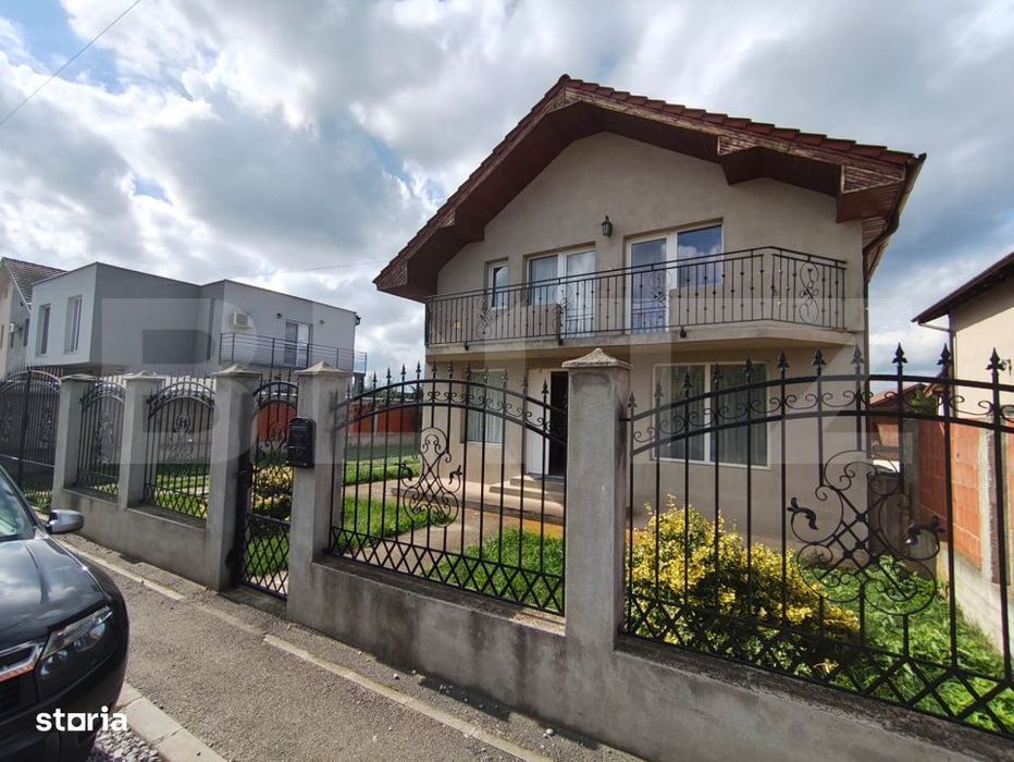 De vanzare casa mobilata complet, racordata la toate utilitatile in Sa