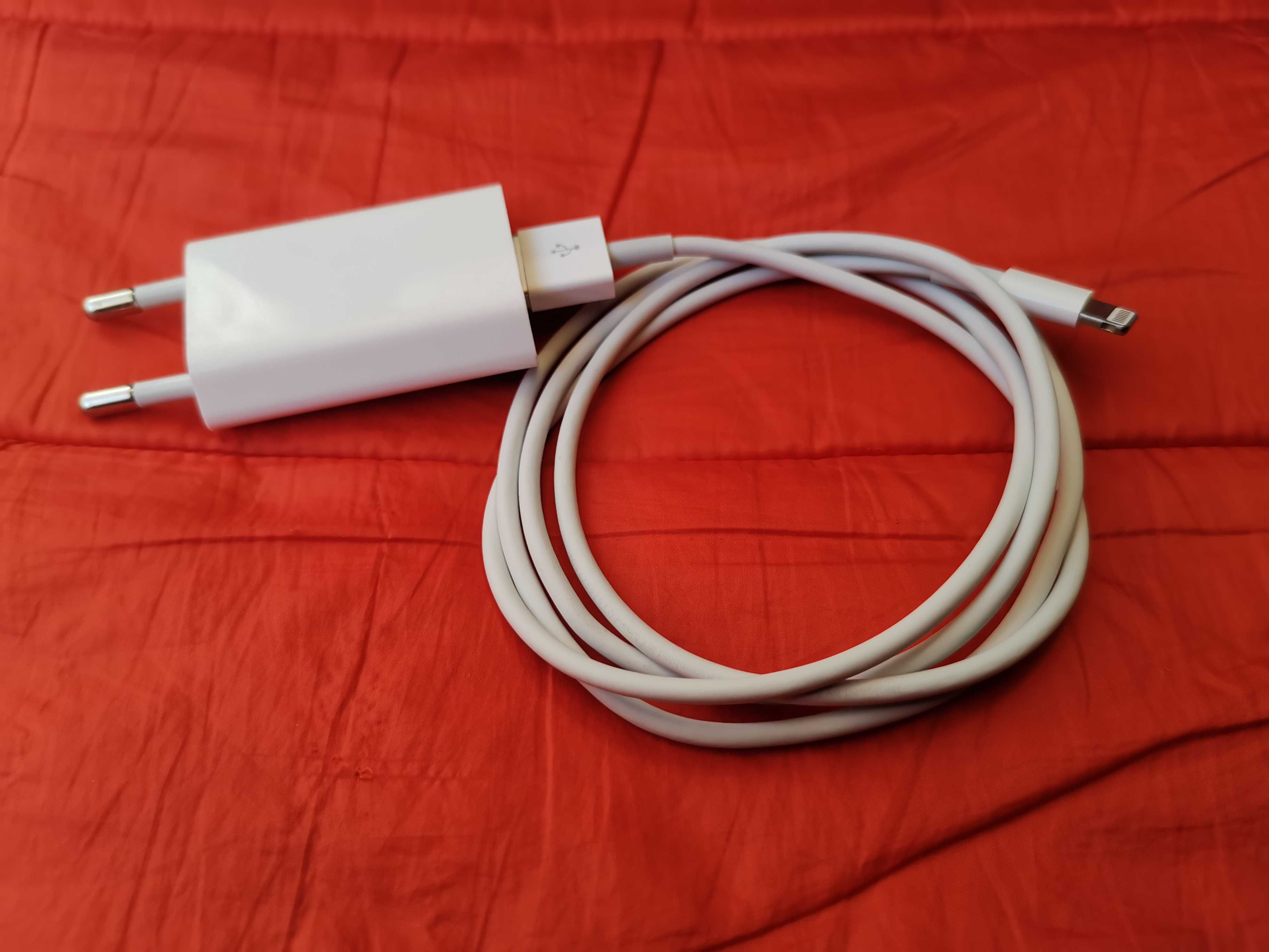 Cablu Lightning  iPhone Apple de date si incarcator  originale