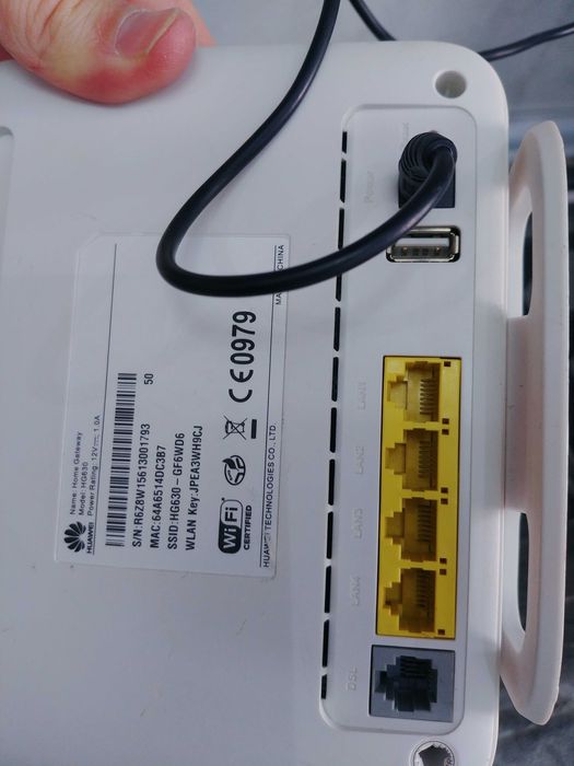 wi-fi роутер Huawei HG 630 ADSL