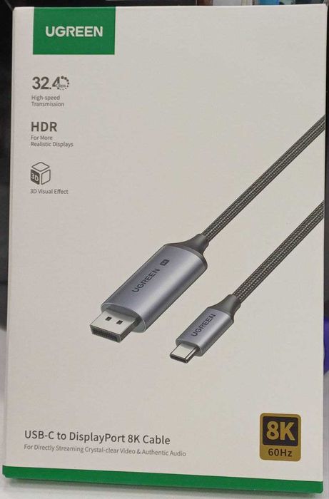 Кабель USB Type-C - DisplayPort UGREEN