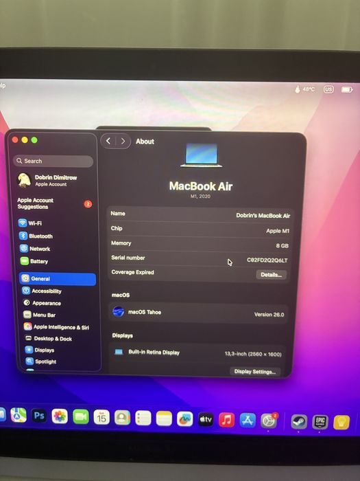 Apple MacBook Air M1 8GB 512GB