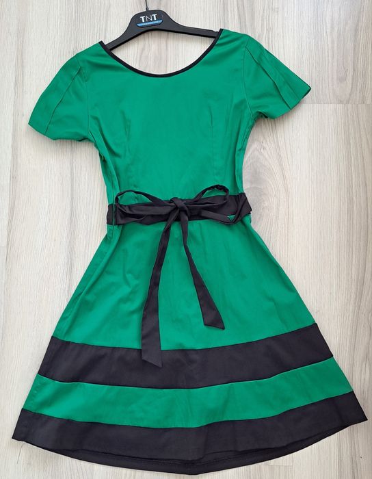 Rochie eleganta office verde