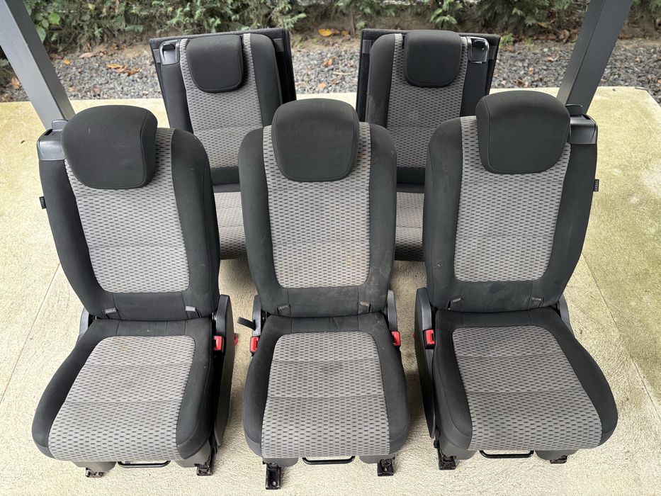 Interior vw Sharan 7N cu 7 locuri + ceturi locul 6\7