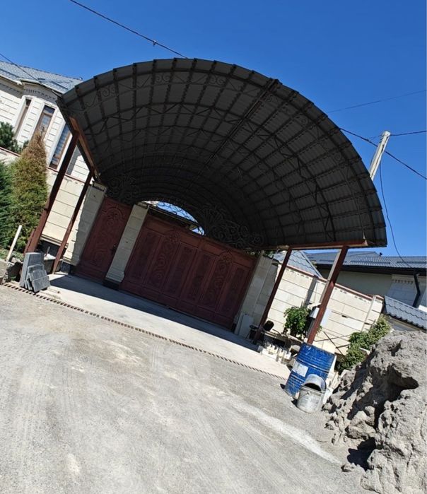 Навесы металлические 6м, арочные