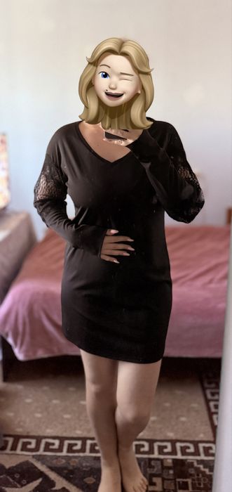 Продам платье чёрное