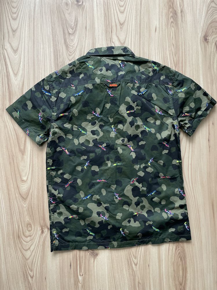 SUPERDRY / мъжка риза къс ръкав S/M