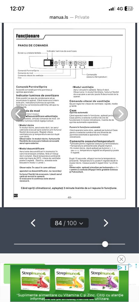 2 aparate de aer condiționat portabil Equation WAP‑02EA20 – 7.000 BTU
