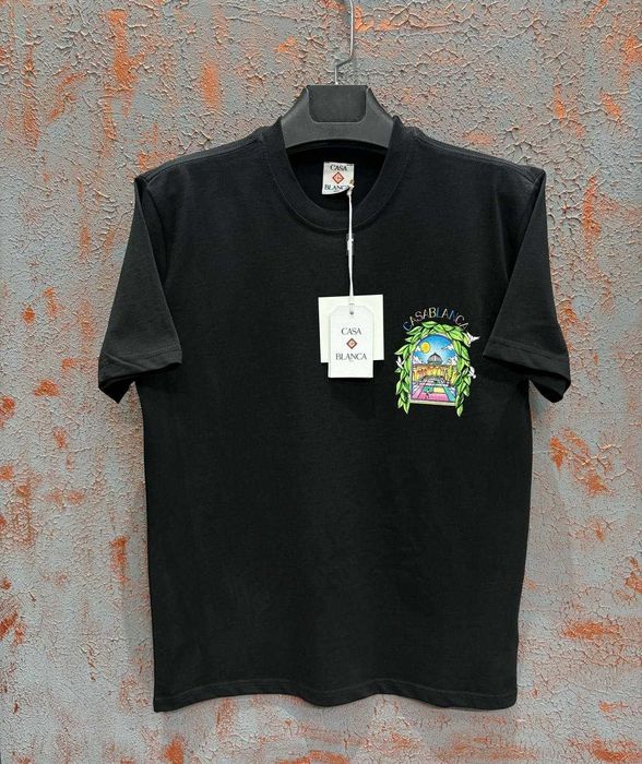 Tricou Casablanca negru | model nou | calitate Premium - 100%cotton