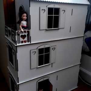 деревянный Кукольный домик Барби без мебели куклы лол большой домик