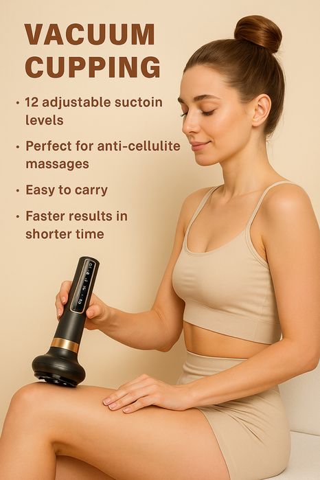 ТОП ПОДАРЪК подарете си грижа и красота с този красив вакум масажор