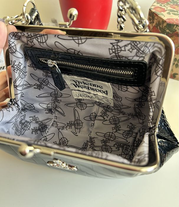 Vivienne Westwood - Frame Bag Croc Patterned Bag ( Нова с етикети )