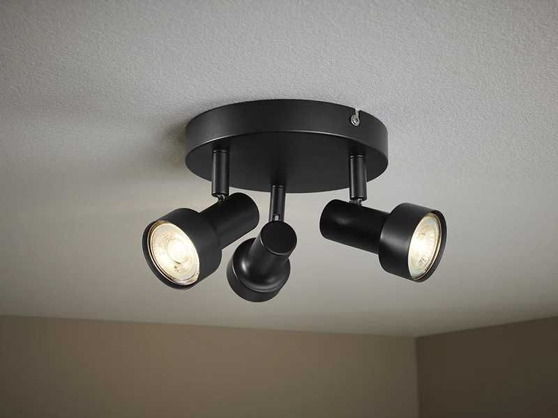 НОВИ! LED плафон с 3 крушки / осветително тяло за таван