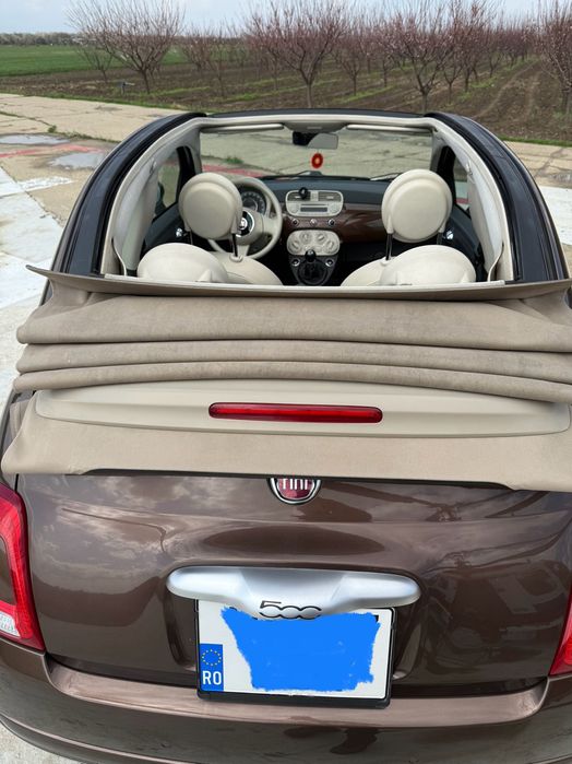 Fiat 500Cabrio model SUA, impecabil !!!