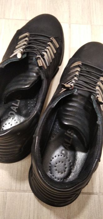 Дамски обувки, естествен велур и кожа,41 номер