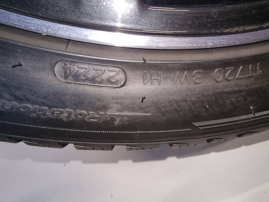 Set 4 jante aliaj + cauciucuri iarna R 20 AUDI A8 S8 4N D5/4N0601002AA