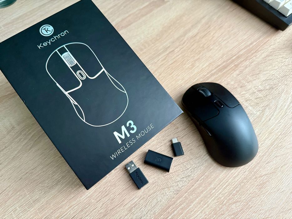 Геймърска мишка Keychron M3 с RGB, пълен комплект