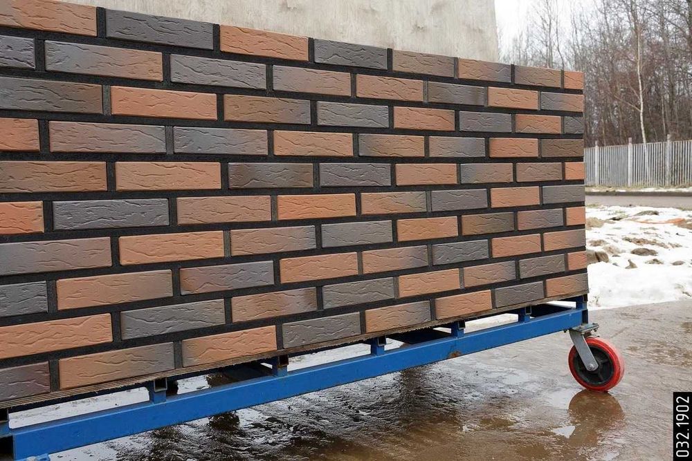 Кирпич облицовочный Бавария флеш руст 1 НФ