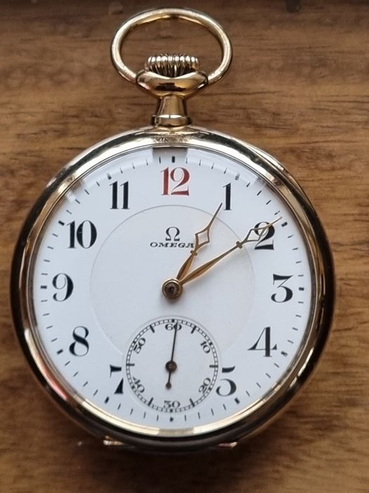Джобен златен 14к часовник OMEGA